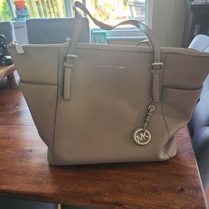 Gray Michael Kors Tote